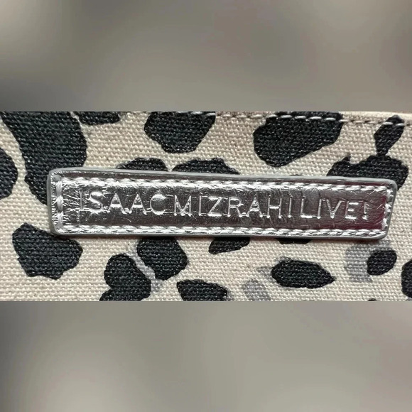 Isaac Mizrahi Live leopard print tote bag - Picture 8 of 16